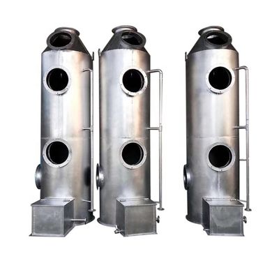 Endüstriyel atık gaz arıtma ekipmanları HCL/NH3/HF/H2SO4/NAOH özel servis için