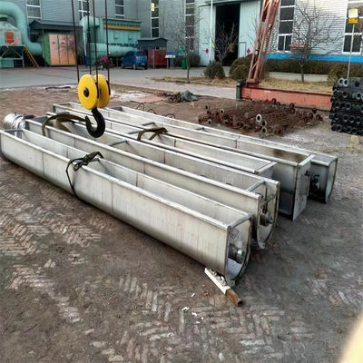 Tıbbi Atık 304 Paslanmaz Çelik Çubuksuz vida taşıyıcı 400~5000kg/H