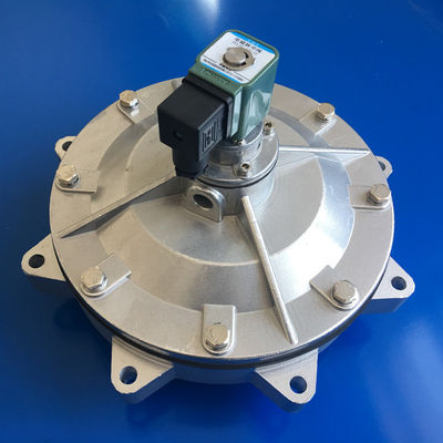 304 Paslanmaz Çelik DMF-Z-25 Elektromanyetik Darbe Valfi Sağ Köşeli Çanta Toz Toplayıcı Solenoid Valfi