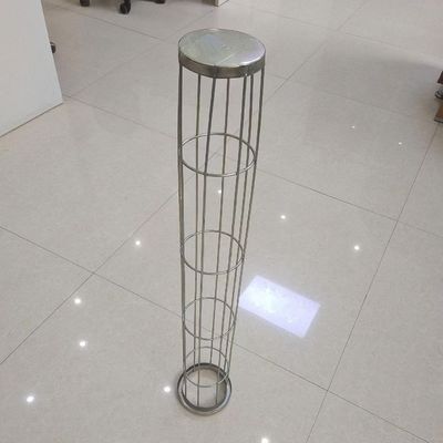 Iskelet Yuvarlak Şekilli Tuşlu Toz Toplayıcı Filtre Kafesleri Toz Filtre Çantaları / Baghouse