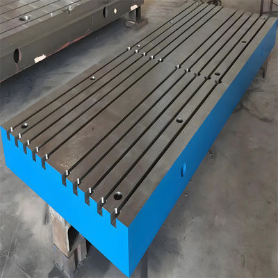 Makine Aracı dökme demir test platformu İnceleme T yuvarlaklar Çalışma masası Yüzey plaka platformu