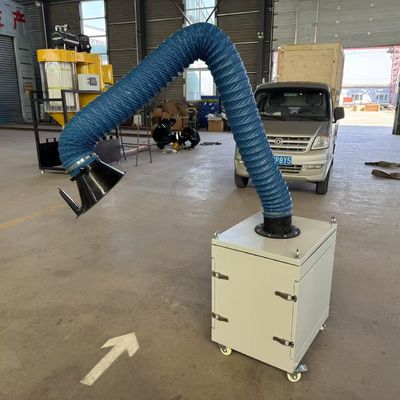 Endüstriyel toz toplayıcı, emme kolu olan taşınabilir kaynak duman çekicisi