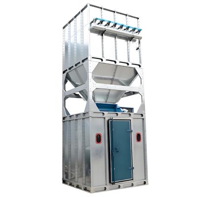 0.5 Mikron Ahşap İşlemcilik Torba Filtresi, Montajlı Galvanize Yaprak Torba Toz Toplayıcı